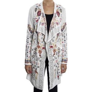 🍃💕NWT Johnny Was Atterlee Embroidered Long Wrap